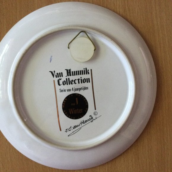 Van Hunnik collection made in holland by Ter Steege collector plate windmill - Picture 2 of 2
